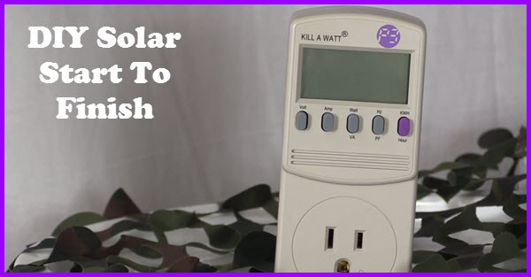 understand DIY solar start to finish