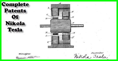 Complete Patents Of Nikola Tesla