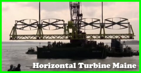 horizontal tidal turbine
