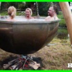 Off the grid hot tub
