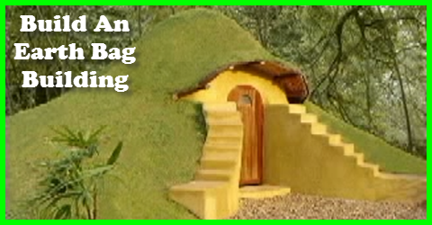 How to buld an earth bag building