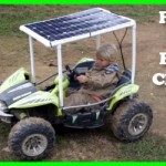 Solar Powered Kids Car