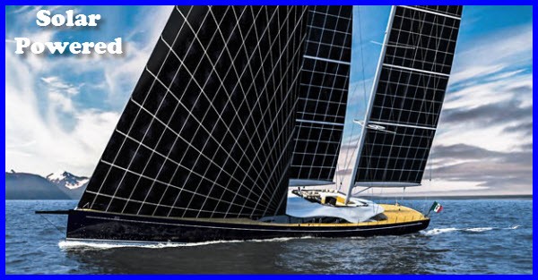 solar powered sailing yacht helios