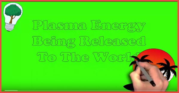 plasma energy being released to the world